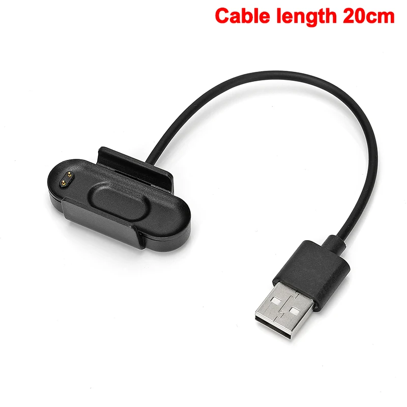 20cm for Mi4 Style3 Портативный зарядный кабель для Xiaomi mi Band 3, умный зарядный кабель для Xiaomi mi Band 4, зарядное устройство USB для mi band 2 - Цвет: 20cm for Mi4 Style3