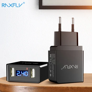 

RAXFLY Phone Charge 15W Fast charger USB 5V2.4A Portable Charging Mobile Phone Charger For iPhone Samsung Xiaomi Huawei Adapte