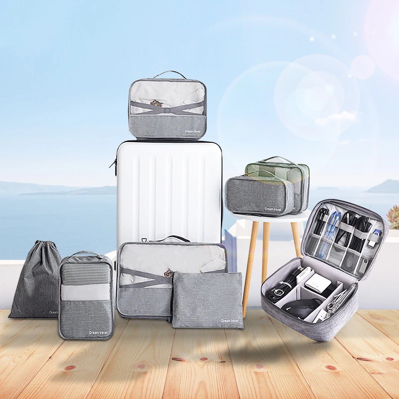 

Waterproof Travel Essential Storage Bag Digital Package Portable Cosmetics Clothes Shoes Organizer Casual Backpack Accessories