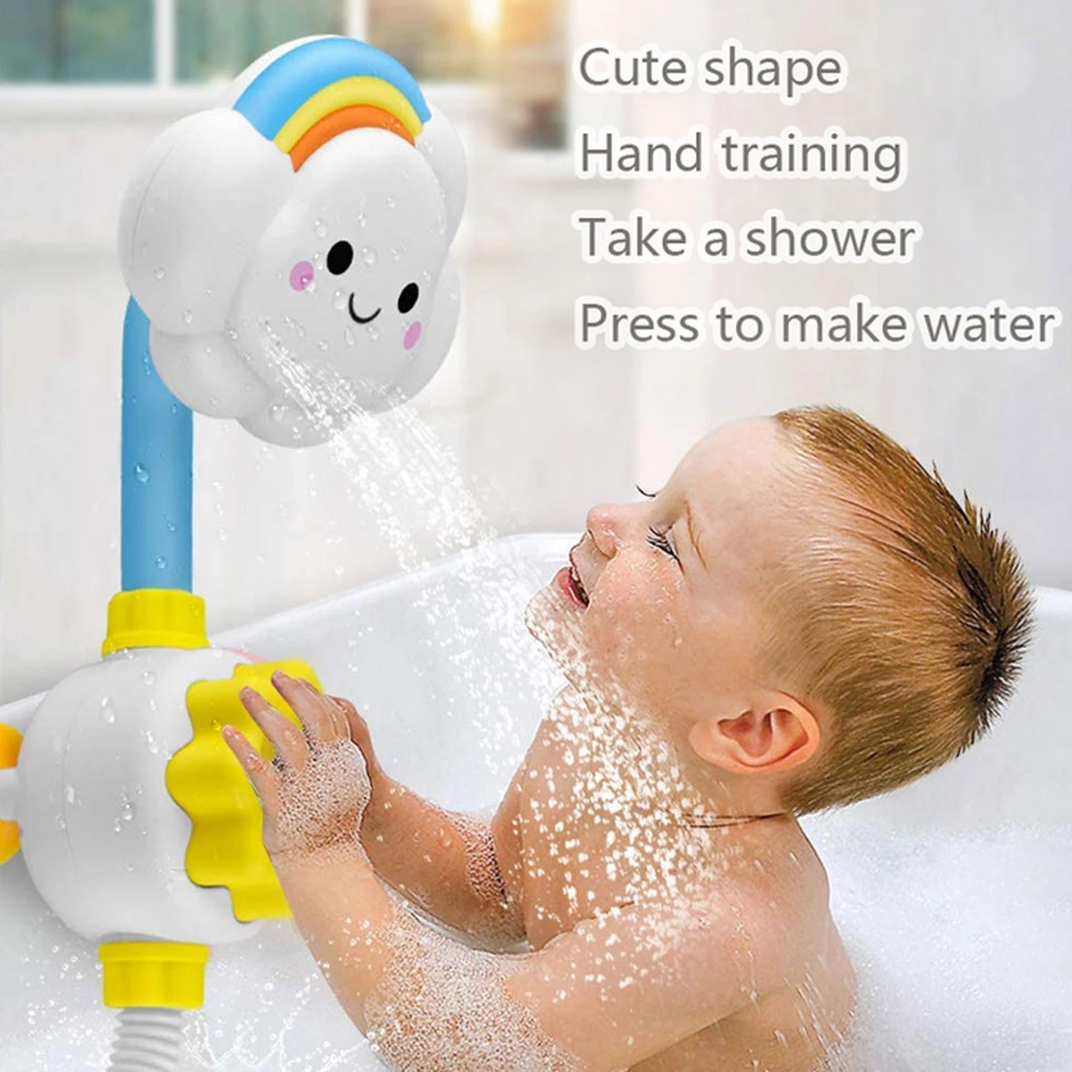 infant tub with sprayer