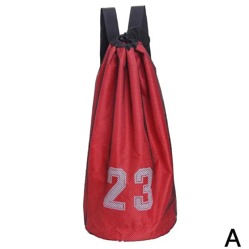Футбольная сумка на шнурке, сетчатый рюкзак, спортивная сумка, баскетбольный мяч, футбольный рюкзак для волейбола, спортивные рюкзаки - Цвет: A