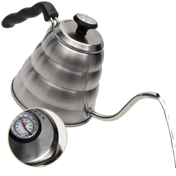 

1L/1.2L Stainless Steel Hario Coffee Drip Gooseneck Kettle Pot Teapot Kettle Tea Home Maker Bottle Kitchen Accessories