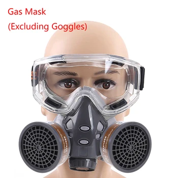

1Set 308 Full Face Respirator Dust Gas Mask for Painting Spray Pesticide Chemical Smoke Fire Protection