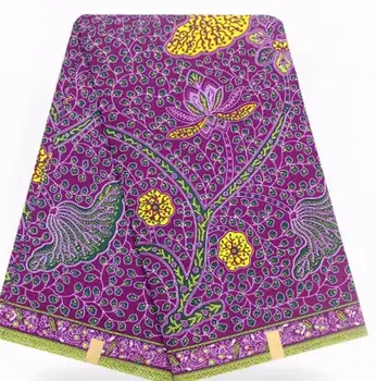 

Wholesale price! High Quality African prints fabric 2020 Ankara wax real Ghana wax Nigerian wax 6 yards/pcs 100% cotton
