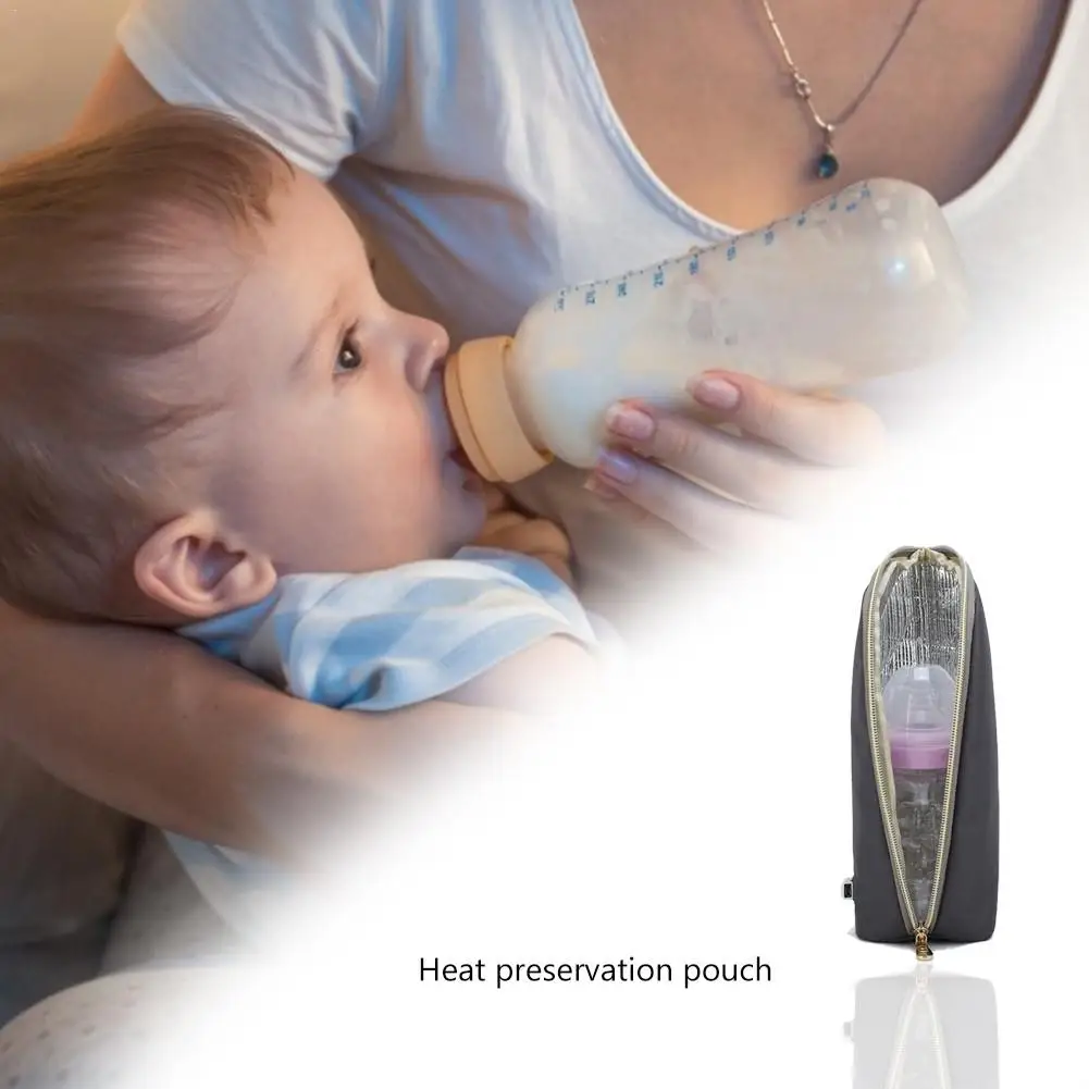 Электрический нагреватель для бутылок USB постоянная температура Портативный Подогрев бутылки молока мешок Детские принадлежности