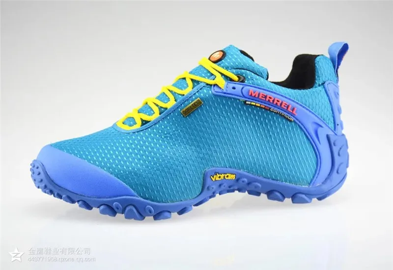Новое поступление Merrell Женская уличная походная обувь Небесно-голубой цвет дышащая ткань верх Обувь