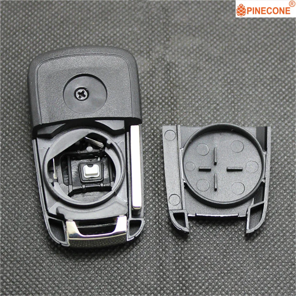 PINECONE для Opel Vauxhall Insignia Astra Zafira Chevrolet Cruze Buick чехол для ключей 3 кнопки Hu100 сменный автомобильный брелок