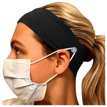 

Button Headband Ears Protection Accessories For Wearing Masks Yashmak Holder Wearing A Yashmak- Protect Your Ears With Headband