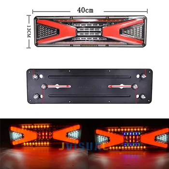 

24V Rear Tail Light trailer Warning Lights waterproof Flowing Signal Light lorry stop brake reversing traffic lamp