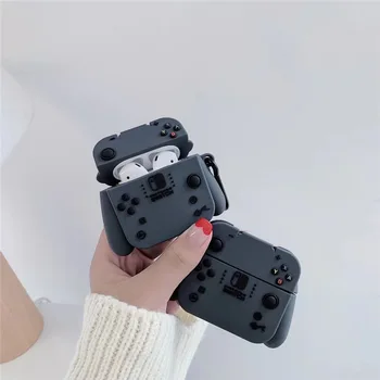 

3D Cartoon Switch Game Console Headset Protective Case For Airpods 1 2 Silicone Case Wireless Earphone Cover Fashion Box Gift