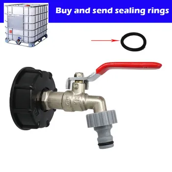 

1/2 Inch 3/4 Inch IBC Ball Spout Water Tap Rain Container Water Reservoir Dispenser Single Lever Brass Faucet