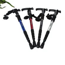 Напрямую от производителя, Прямая от сплав складной не подвеска свет включен Длина Регулируемая ледоруба изогнутая рукоятка трость для престарелых