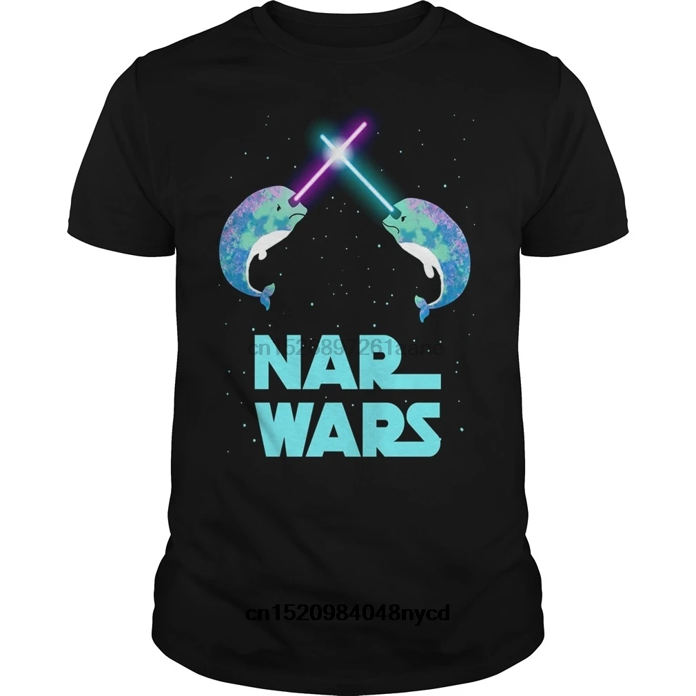 

Gildan funny t shirts Nar Wars Parody Save the Narwhals Narwals Shirt 2018 Fashion tshirt men t-shirt