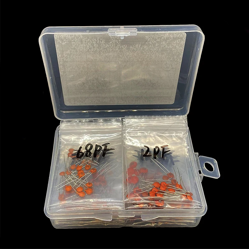300pcs 30value Ceramic Capacitor Set Pack 2PF-0.1UF Electronic Components Package Capacitor Assorted Kit Samples Diy