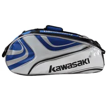 Новая сумка для ракетки для бадминтона Kawasaki, нейлоновая сумка для теннисных ракеток, жестяная фольга, изоляционная ракетка для бадминтона, спортивный рюкзак
