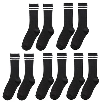 

5 Pairs Casual Women Socks Pile Adults One Size Soft Ladies School Non Slip Autumn Winter Long Warm Gift Fashion Basic