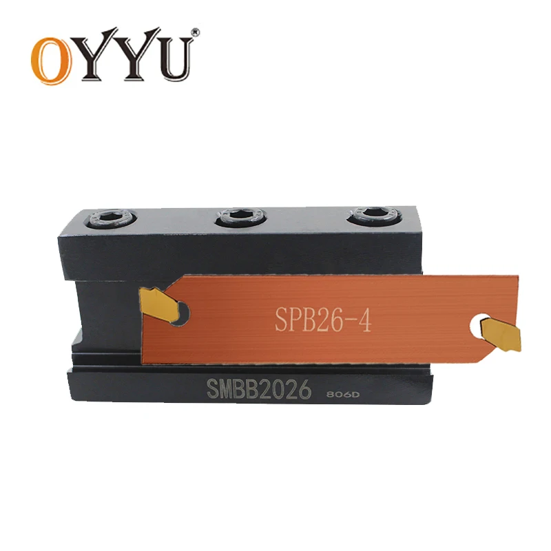 

OYYU SMBB SPB Grooving Cutter Tool Holder for Slotting SMBB1626 SMBB1632 SMBB2026 SMBB2032 SMBB2526 SMBB2532 SPB326 SPB332
