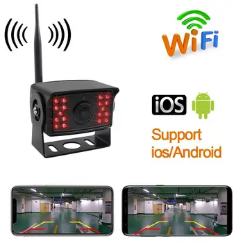 

DC 12V 24V WiFi Rear View Backup Camera for Bus Caravan Truck Car Safety Supplies Automotive Electronic Accessories