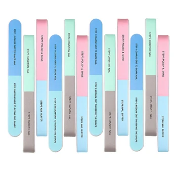 

Nail File and Nail Buffer Cosmetic Manicure,7 Ways(12 Set)