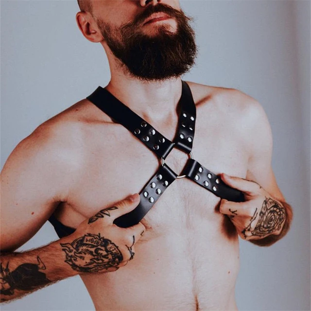 Men Bdsm leather body straps Gay harness Fashion cock harness Chest Strap  Clubwear Restraints sex clothes for men - AliExpress