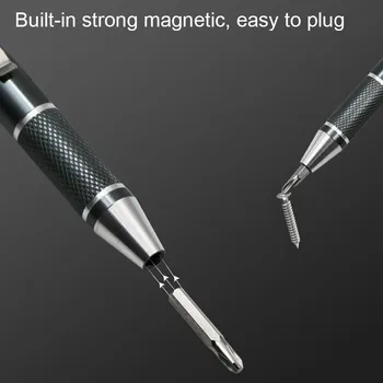 

8 in 1 Aluminum Alloy Portable Precision Pencil Magnetic Screwdriver Set Screwdriver Repair Tool Kit JDH99