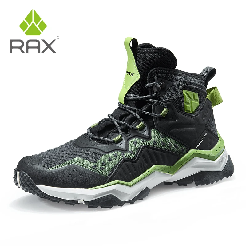 RAX Men Hiking Shoes winter Waterproof Outdoor Sneaker Men Leather Trekking Boots Trail Camping Climbing Hunting Sneakers Women