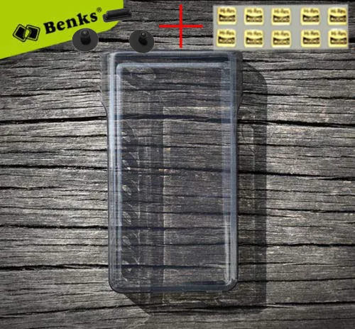 Benks гибкий прозрачный черный чехол из ТПУ Тонкий для Sony Walkman NW WM1A WM1Z с пылезащитной