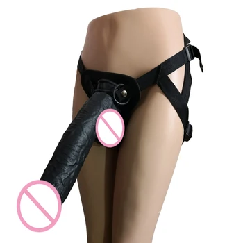 29*6cm Strap on Huge Dildos soft penis long strapon realistic dildos suction cup big dick sex toys for women lesbian 5