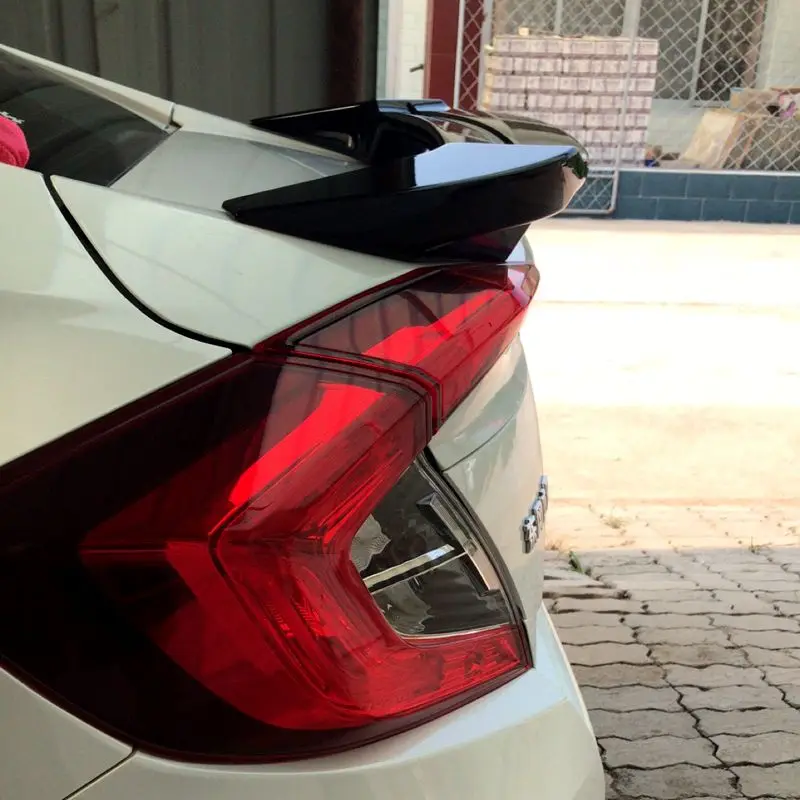 Для Honda Civic заднее крыло спойлер задний багажник загрузки Спойлеры крыльев с ABS материал