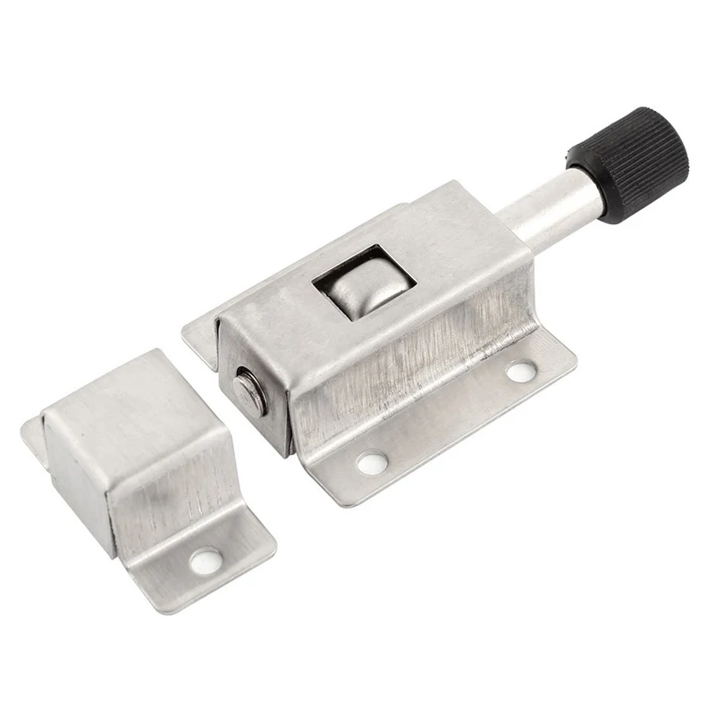 

Window door security stainless steel Spring loaded door bolt latch