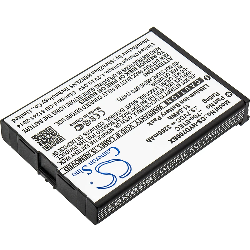 Обновленная батарея Cameron Sino для Honeywell Dolphin 60 s, Dolphin 70e, Dolphin 75e