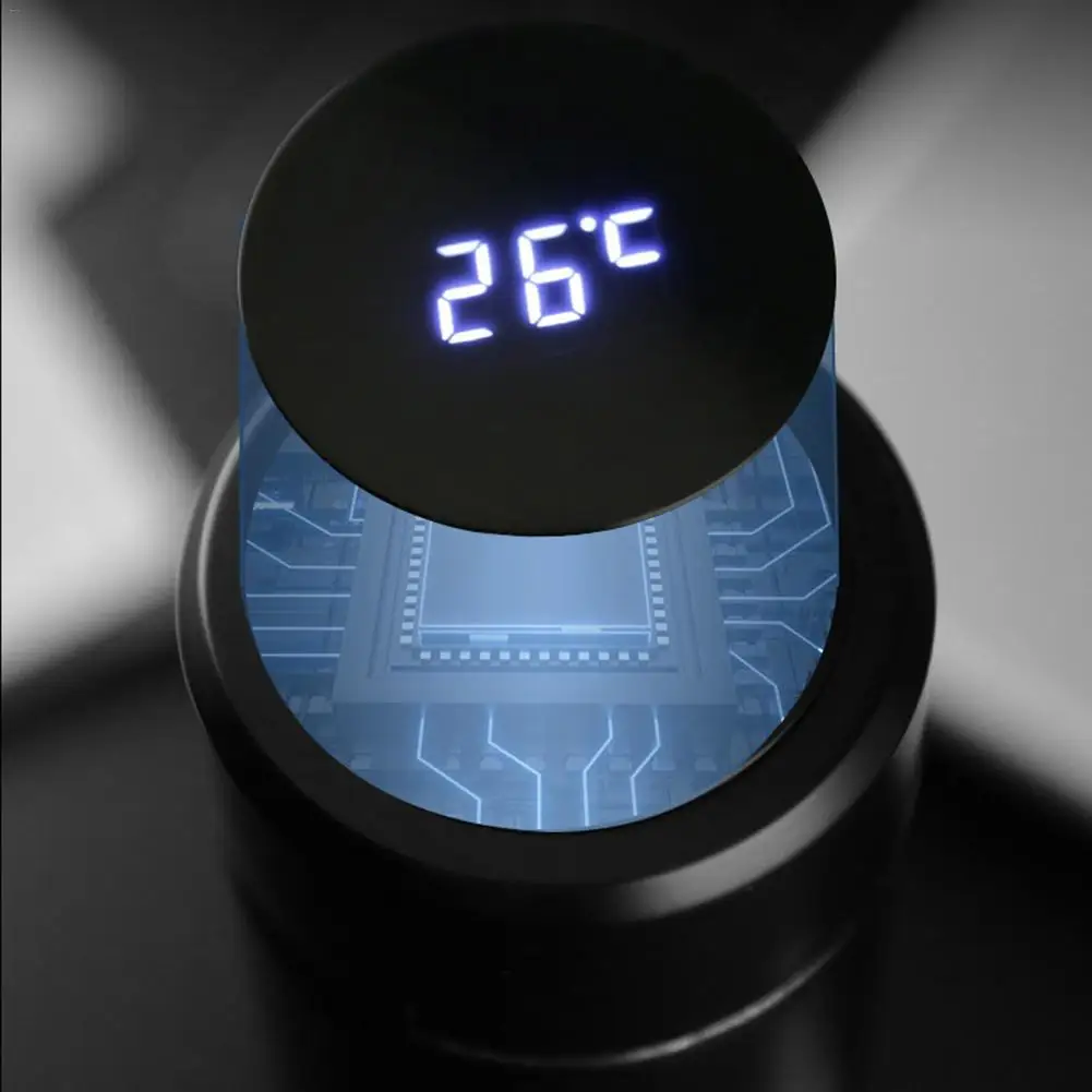 500ML Smart Cup Stainless Steel Vacuum Flask Outdoor Sports Cup With Temperature Display Outdoor Portable Cup Warm Water Bottle