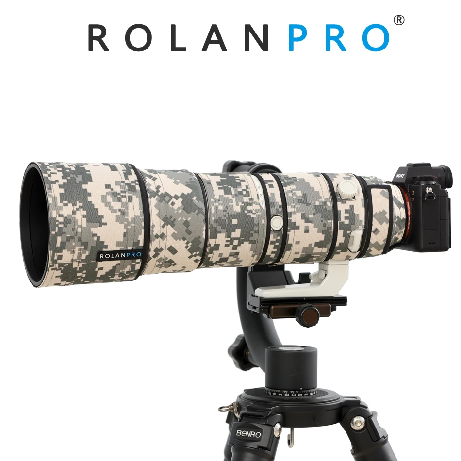 ROLANPRO Waterproof Lens Camouflage Coat Rain Cover For Canon EF 400mm - View #3