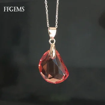 

FFGems Moon Shape Zultanite 15*20mm Pendants 925 Silver Sterling Stone Color Change Fine Jewelry For Women Party Gift Box