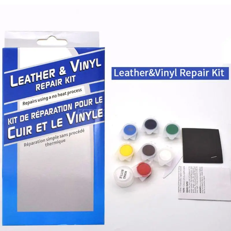 Sofas Leather Vinyl Repair Tool DIY Kit No Heat Liquid Car Seat Hole Rips Burns Household Gadget Multipurpose Renovate Easy