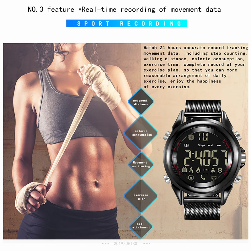 smart watch men sport stainless steel digital smartwatch android  Message call Reminder with camera bluetooth relogio masculino