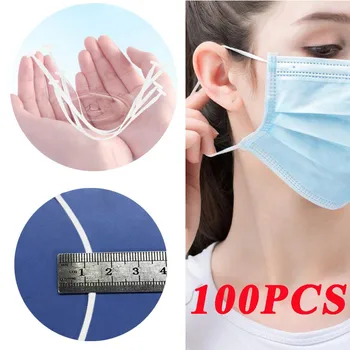 

High elastic mask silicone strap woven elastic band 3MM riding mask nose bridge clip dust mask accessories riding mask fabric