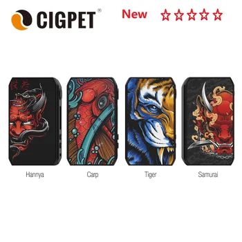 

Original CIGPET Capo Regulated Box Mod Power By Dual 18650 Battery Max 126W output vape mod box e cig vs drag 2/ shogun /gen mod