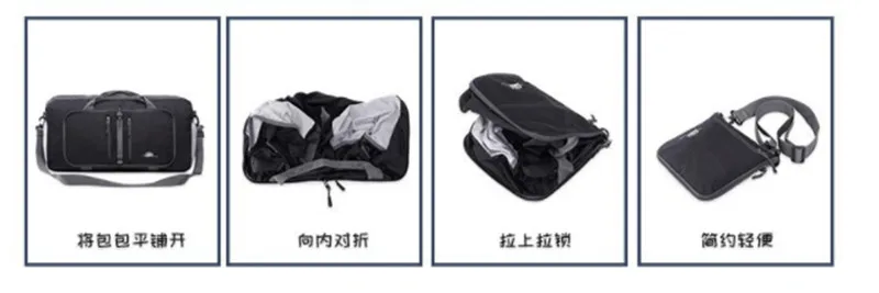 Duffle Organize Handbag Hand Luggage Women Men Large Capacity Sport Shoulder Weekender Bag Waterproof Folding Travel Bags