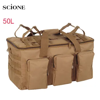 50L Outdoor Military Bag Tactical Backpack Large Capacity Camping Bags Men’s Hiking Travel Mountaineering Army Luggage Bag X132A