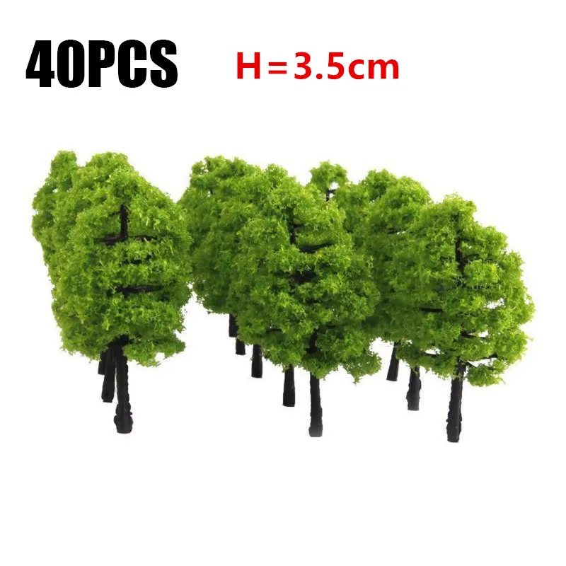 Trees Model Train Railroad Decor Scenery Landscape HO-OO Scale Building Static Grass Tufts Miniature Scenery Wildflowers Flower 