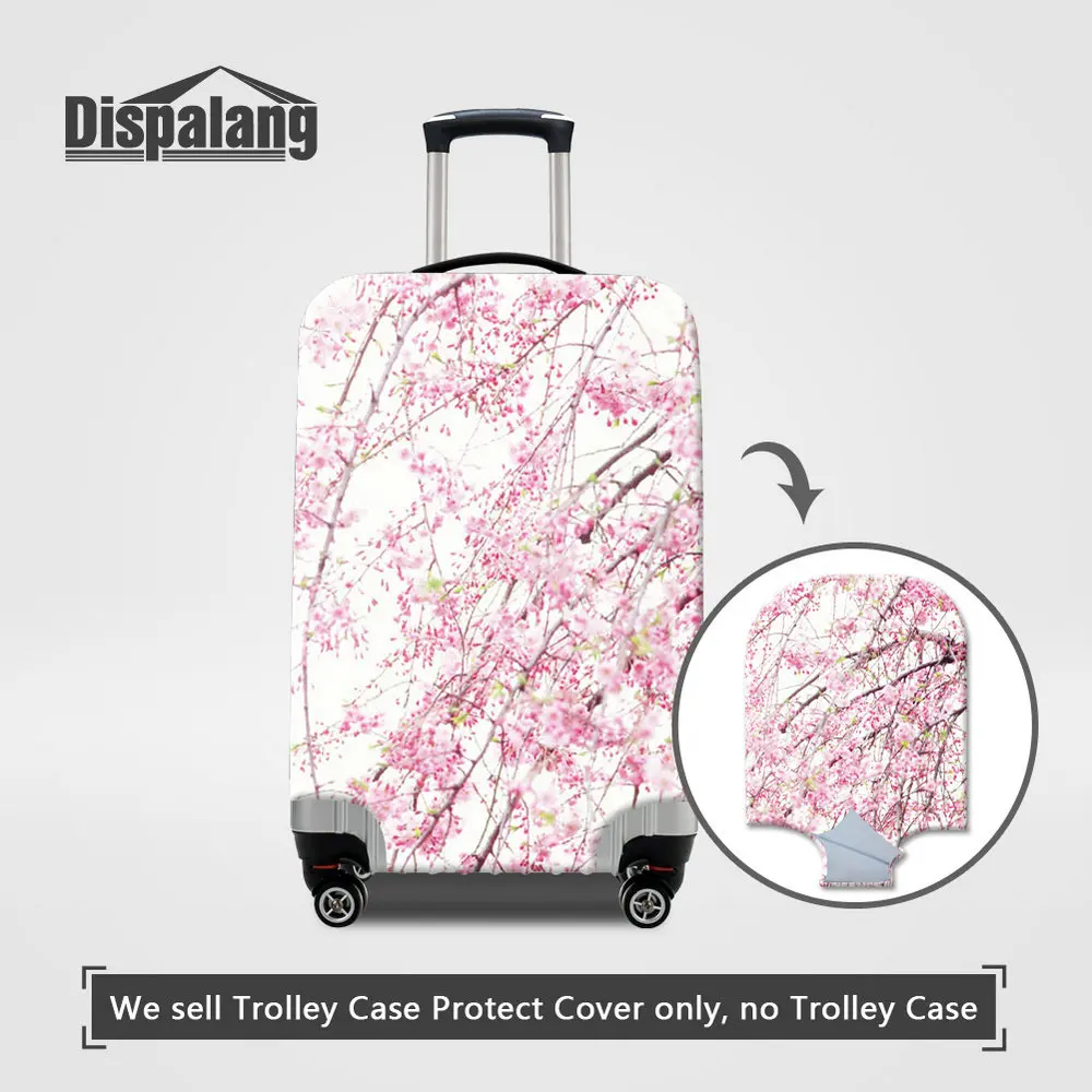Luggage Cover08 Dispalang женский дорожный багажный Защитный чехол Чехол с принтом розы для костюма чехол на заказ цветочный дизайнерский эластичный Чехол для багажа - Цвет: Luggage Cover08