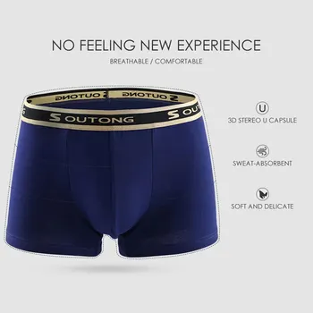 

Men Underwear Boxers Cotton Soft Low Waist Underpants Breathable Cueca Boxer Hombre Sexy Men Shorts Pants Solid