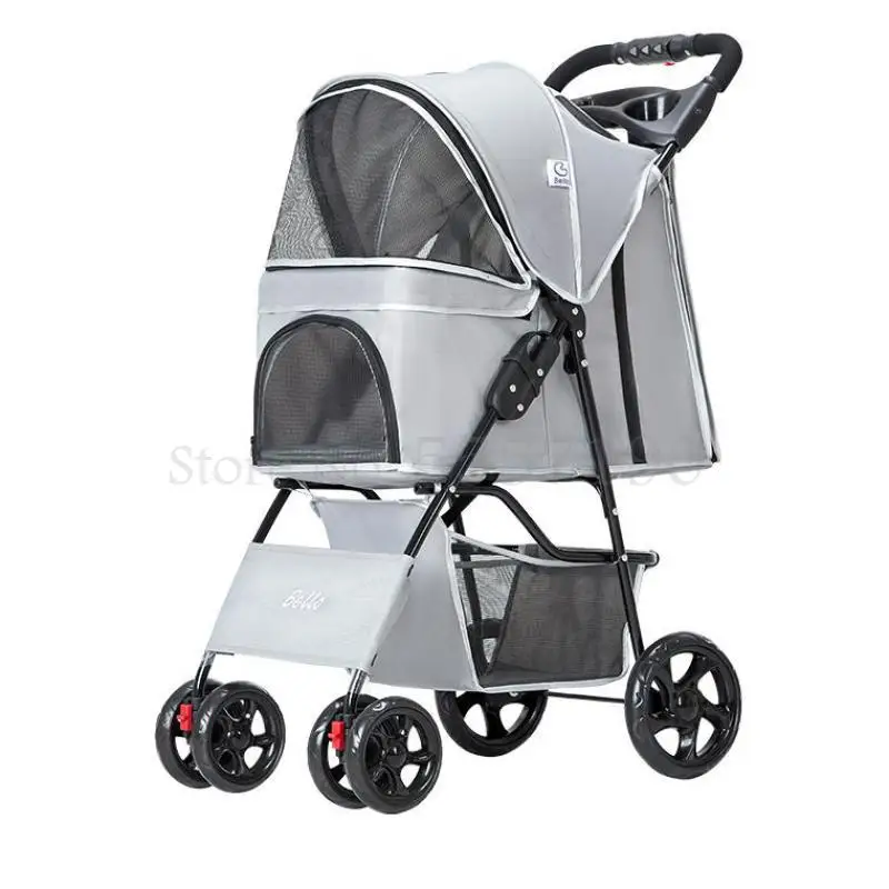 NEW Folding pet stroller dog cat Teddy baby out car cart | Дом и сад