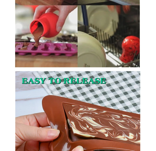 35g Polycarbonate Chocolate Bar Mould Baking Candy Bar Mold Sweets Bonbon  Cake Confectionery Tool - AliExpress