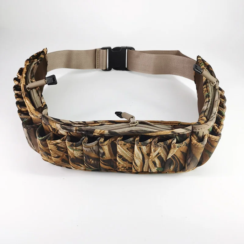 

Outdoor Airsoft Hunting Tactical 15 Shotgun Shell Bandolier Belt 12 Gauge Ammo Holder Military Shotgun Cartridge Belt