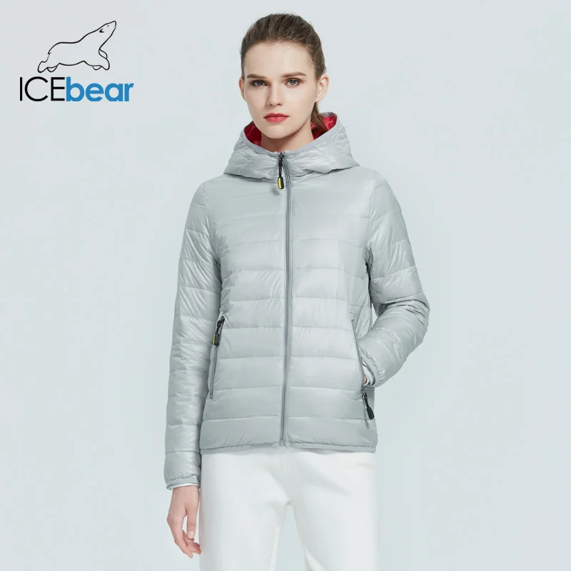 Women Thick Down Jacket Hooded White Duck Down