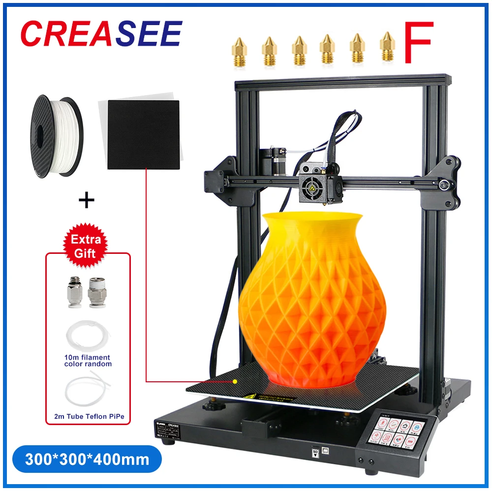 CREASEE CS30 Новый 3D принтер 300x300 большой домашний размер печать DIY Набор 3 5 дюймов