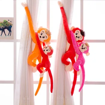 

1 Pair Cute Cartoon Monkey Shape Window curtain Clasps Holders Buckle Tieback Belt Hook Home Decoration Curtain Accessories