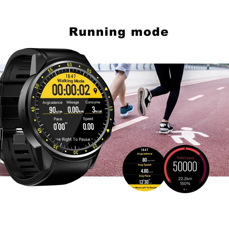  GPS Smart Watch Men with SIM Card F1 Smart Watches Heart Rate Detection Sport Phone Connected Watch